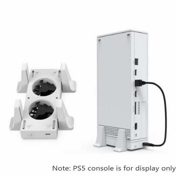 Cooling Fans Stand for Xbox Series S Console Smart Cooler Fan Temperature Controlled 3 Levels Adjustable Speed with Type-C Power Input