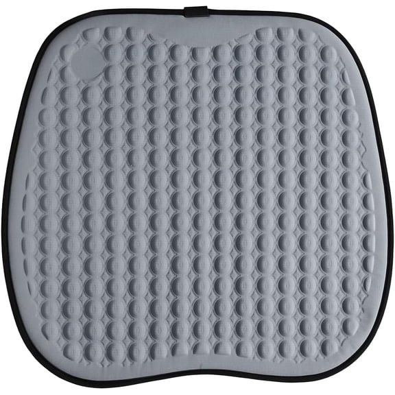 Cooling Gel Car Seat Cushion, Ice Silk Non-Slip Car Front Seat Cushion Pads, Thin Breathable Seats Protector Pad, Universal Auto Interior Seats Cooler Accessories for Long Driving (Grey)