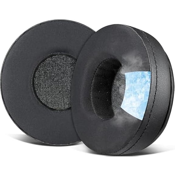 Cooling-Gel Earpads Replacement for Skullcandy Hesh & Hesh 2 Wireless Over-Ear Headphones, Ear Pads Cushions with Noise Isolation Foam - Black