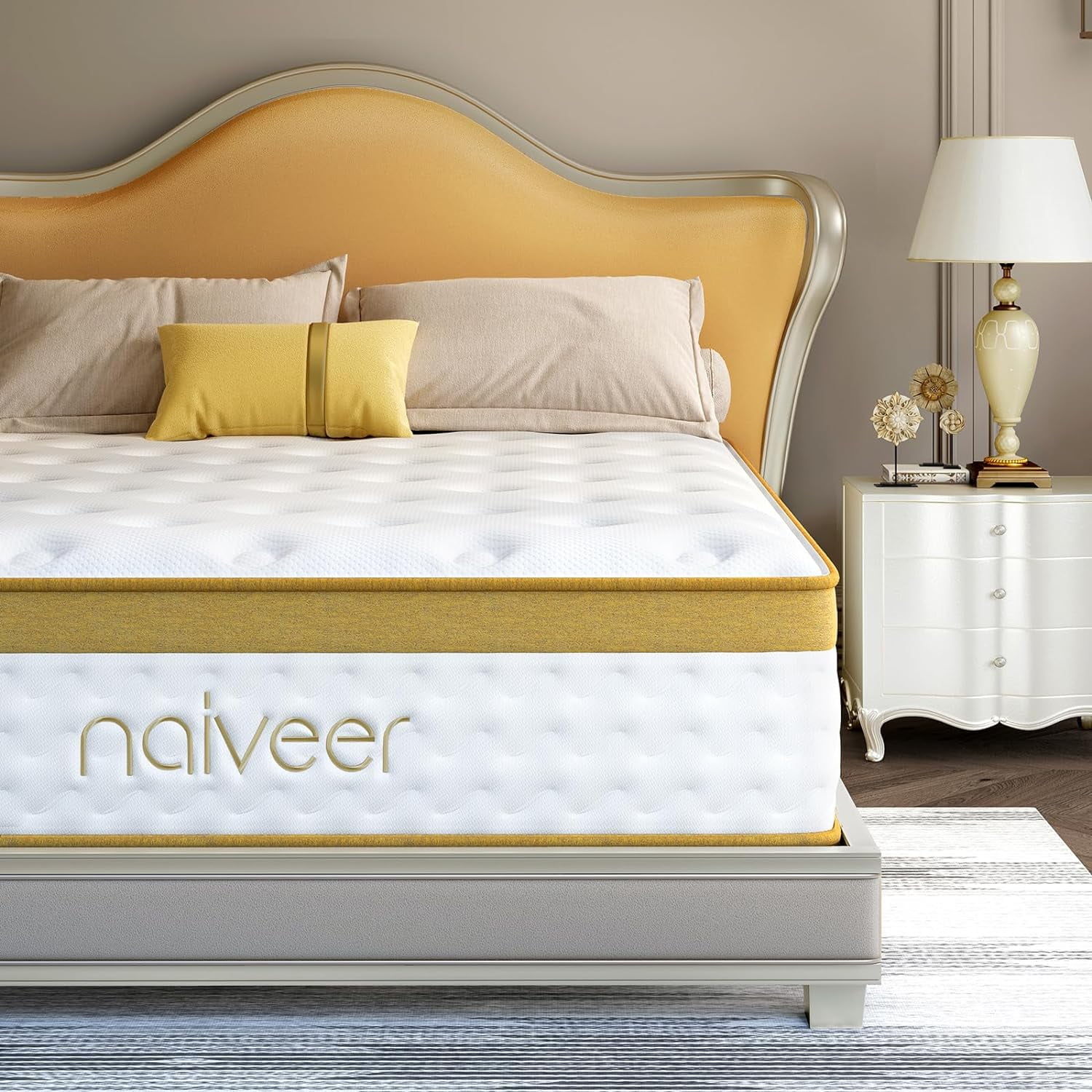 Cooling Gel Full Size Mattress, 10 Inch Hybrid Full Mattress in a Box ...