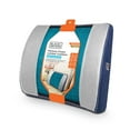 thumbnail image 1 of BLACK+DECKER Cooling Gel Memory Foam Back Cushion Lumbar Support Pillow, Gray Blue, 1 of 8