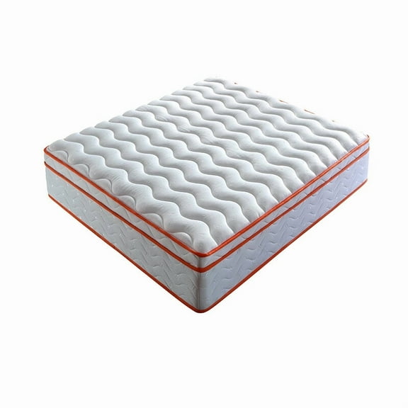 Cooling Gel Mattress Alwyn Home Innerspring Mattress Medium Hybrid Mattress in a box With Certipur-US Certified Pocket Spring, Pressure Relief, and Motion Isolation,Queen Size Mattress