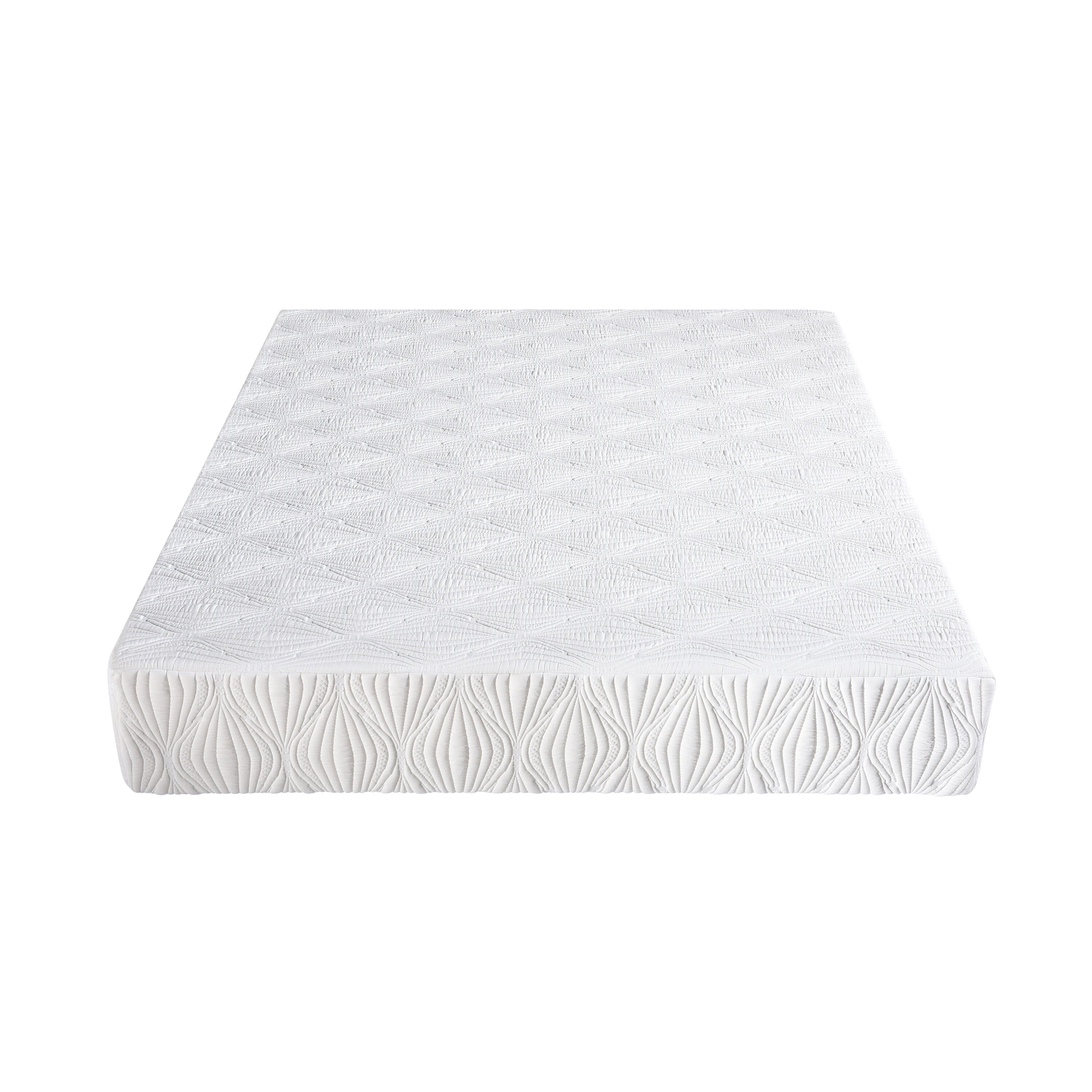Cooling Gel Mattress Visco Gel Infused Memory Foam Mattress in a Box,Cool & Relaxed Sleep, High-Density Foam, Extra Firm Support,White,Queen Size Mattress