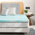 thumbnail image 1 of Cooling Gel Memory Foam Mattress Topper - Soft, Breathable Bed Pad for Sleeper Sofa, RV, Camper - CertiPUR-US Certified, 1 of 8