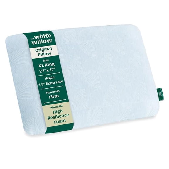 Cooling Gel Memory Foam Pillow For Sleeping, Misty Blue, Standard Size | Medium Firm Support For All Sleepers | Removable & Washable Outer Cover, Hypoallergenic, Comfortable Pillow