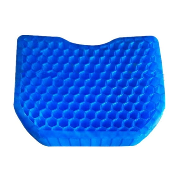 Cooling Gel Seat Cushion, Thick Big Breathable Honeycomb Design Absorbs Pressure Points Seat Cushion with Non-Slip Cover Gel Cushion for Office Chair Home Car seat Cushion for Wheelchair