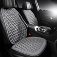 thumbnail image 1 of Cooling Gray flax Car Seat Cushion, Universal Fit Auto Seat Cover Protector, Breathable Soft Seat Pad for Front Seat, Comfort Support, 1 Pack, 1 of 9