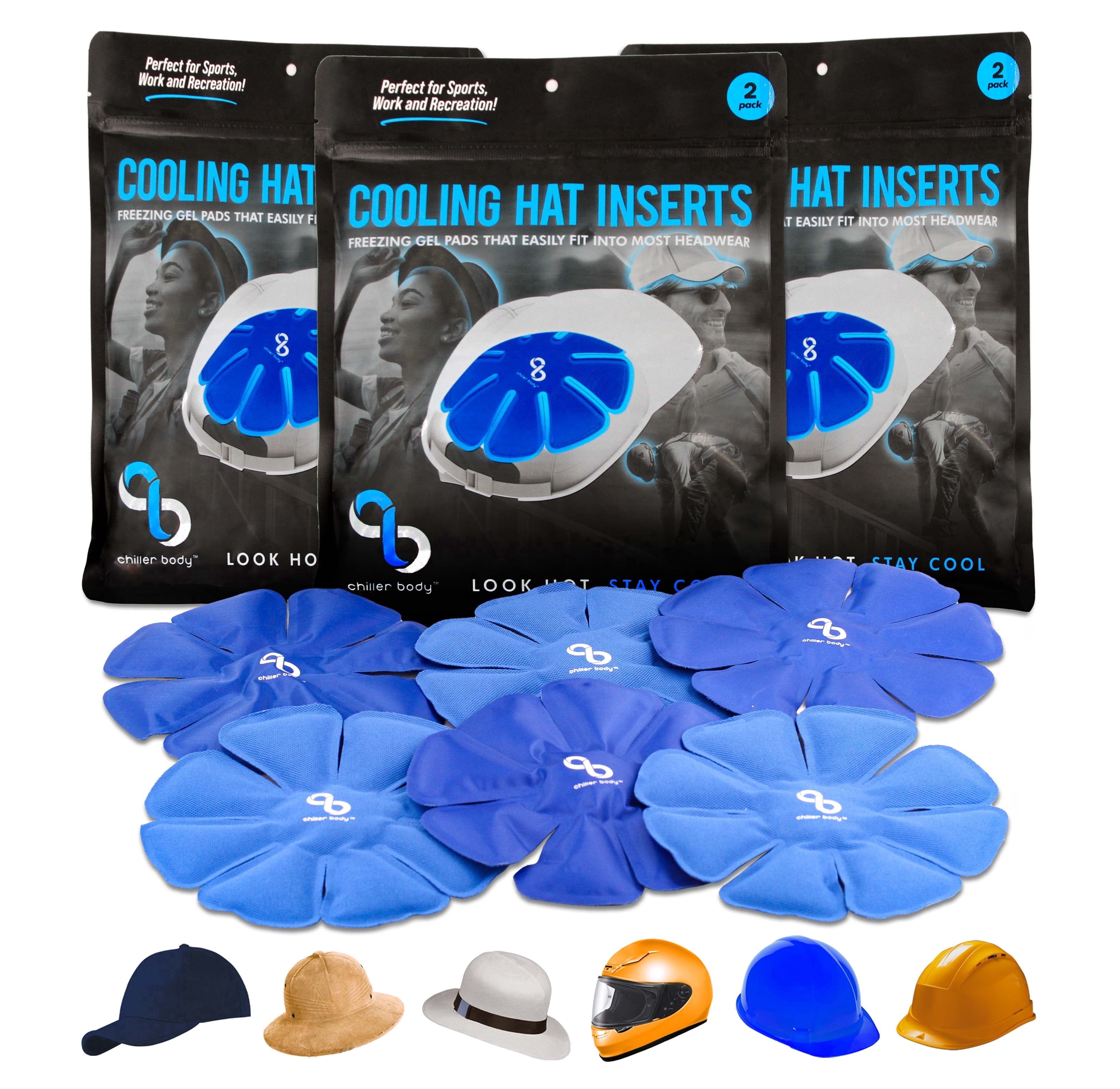 Cooling Hat Inserts by ChillerBody - Walmart.com