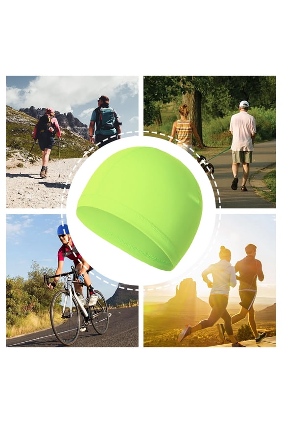 Cooling Liner for Motorcycle & Bicycle - Sweat Wicking Beanie Cap for Men & Women - Quick Dry Running Head Wrap for Cycling, Sports & Outdoor Activities - Breathable & Lightweight Design