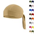 thumbnail image 1 of Cooling Helmet Liner, Sweat Wicking Dew Rag, Breathable Helmet Do Rags, Doo Rag for Men and Women Light Brown One Size, 1 of 3