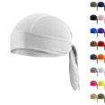 thumbnail image 1 of Cooling Helmet Liners - Do Rag Skull Caps for Men - Cooling Head Wraps, Hard Hat Liner - Motorcycle Pirate Bandana White One Size, 1 of 3