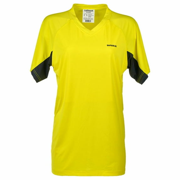 Cooling High Visibility Short Sleeve T-Shirt for Women, Moisture Wicking, Side Vents, 3XL, SAFEGEAR