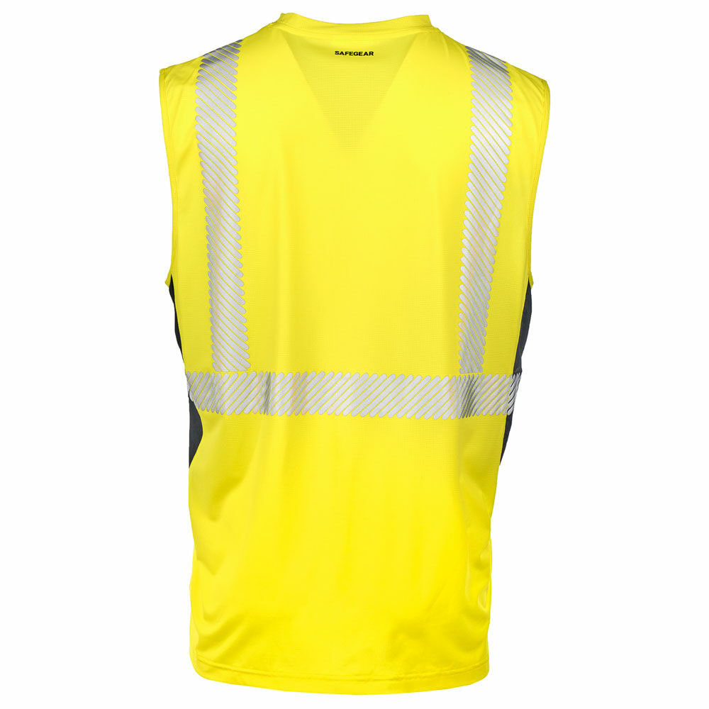 Reflective Safety Work Shirts For Men - High Visibility Short Sleeve T ...