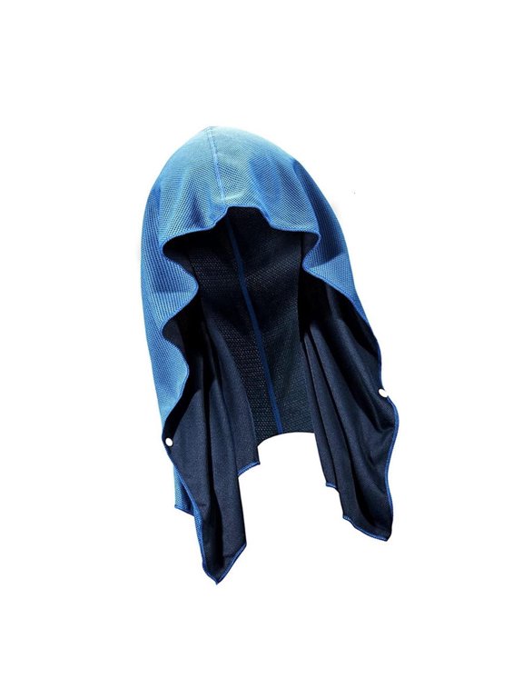 Cooling Hoodie Towel Absorbent Quick-Drying Sport Head Wrap for Neck Face UPF 50 Sun Protection 01 02 03-skyblue