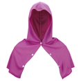 thumbnail image 1 of Cooling Hoodie Towel,Hot Pink Cooling Hooded Towel Cape, Quick Dry Absorbent Neck Head Wrap Towel, Hot Weather Cooling Hood Towel, Snap Button Wearable Sports Sweat Towel Cape, Cooling Shawl, 1 of 7