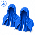 thumbnail image 1 of Cooling Hoodie Towel, Instant Cooling Microfiber Neck & Face Wrap, UPF 50 Sun Protection Hooded Ice Towel for Sports, Yoga, Running, Camping, Cycling & Outdoor Heat Relief, 1 of 7