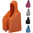 thumbnail image 1 of Cooling Hoodie Towels, 140x60cm, Instant Cooling Towels for Neck and Face, Ice Towel for Hot Weather, Head Towel for Sports, Camping, Cycling & More Activities(RL Orange), 1 of 5