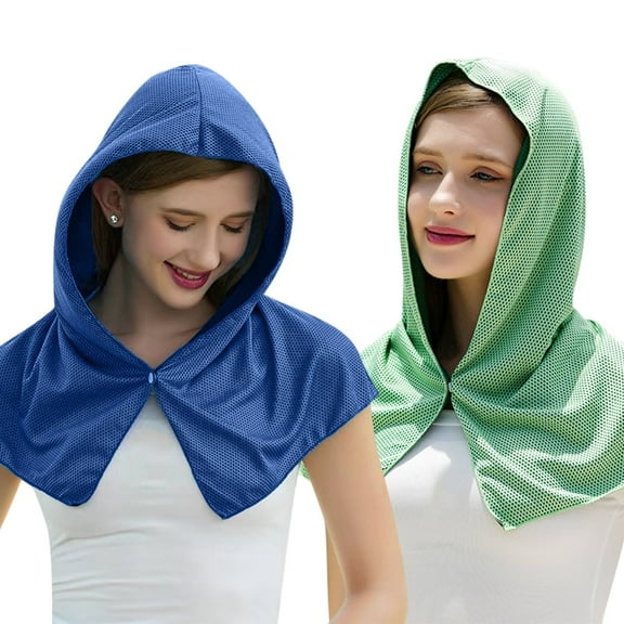 Cooling Hoodie Towels, Instant Cooling for Neck and Face, Ideal for Sports, Gym, and Outdoor Activities