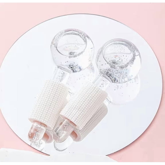 Cooling Ice Ball Facial Massager - Multifunctional Beauty Tool for Face, Neck, and Eyes
