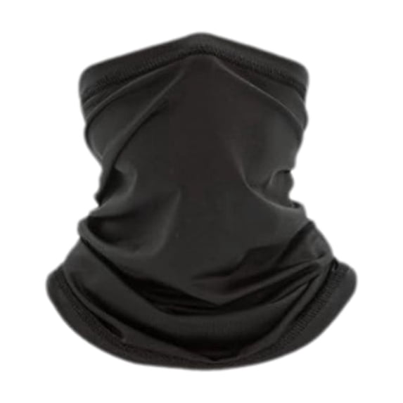 Cooling Ice Silk Neck Gaiter for Outdoor Sports, UPF Sun Protection Face Cover for Running and Cycling, Versatile Lightweight Headwear for Men and Women(Black)