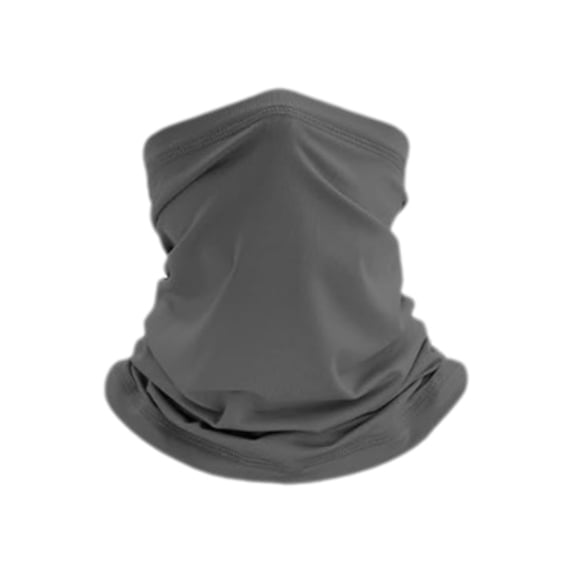 Cooling Ice Silk Neck Gaiter for Outdoor Sports, UPF Sun Protection Face Cover for Running and Cycling, Versatile Lightweight Headwear for Men and Women(Dark Grey)