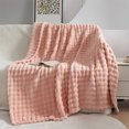 thumbnail image 1 of Cooling Lightweight Throws Clearance! YgkuHd Soft Thick Facecloth Blankets Nap Blankets For Beds Sofas And Other Scenarios Provide The Ultimate In Comforts ,Pink, 1 of 6