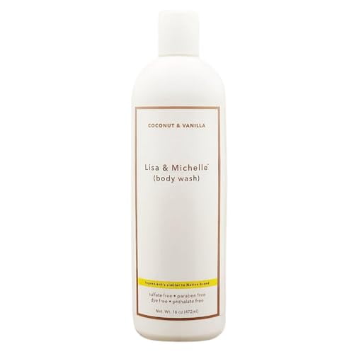 Cooling Liquid Body Wash, Coconut Scent, 16oz by Lisa and Michelle