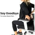 Cooling Lumbar Support Pillow for Chair & Car Back Pressure Relief