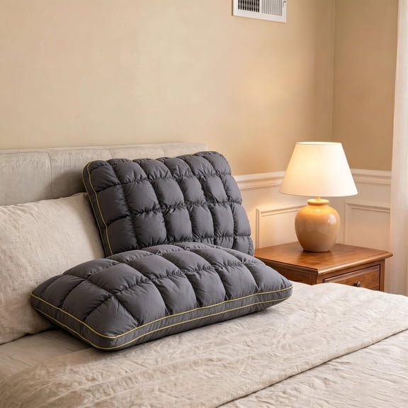 Cooling Marshmellow Puff Pillow, Soft Cloud Like Bed Pillow, Dual Sided Cooling & Supportive Down Alternative Sleep Pillow