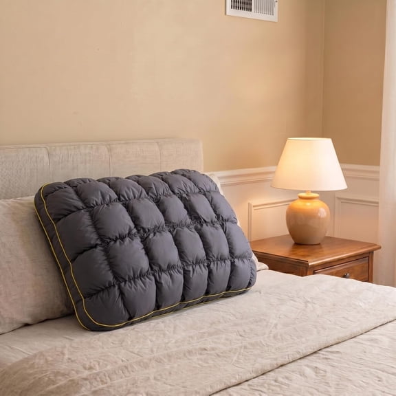 Cooling Marshmellow Puff Pillow, Soft Cloud Like Bed Pillow, Dual Sided Cooling & Supportive Down Alternative Sleep Pillow