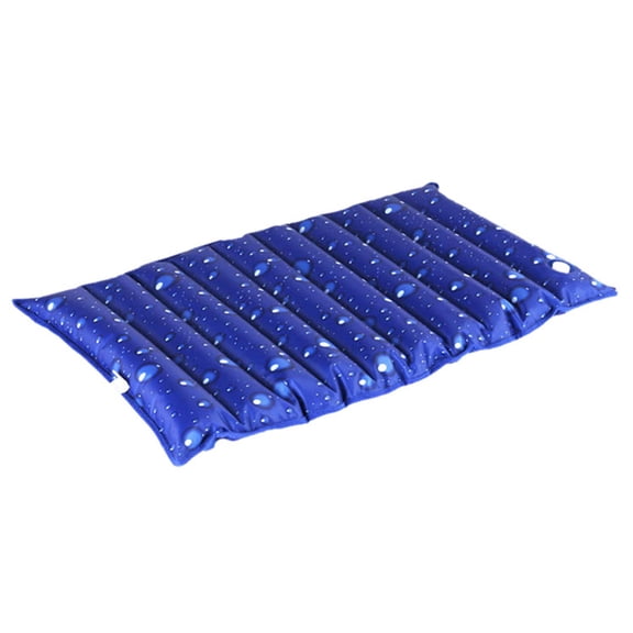 Cooling Mat - 35"x19" Cool Pillow Can Be Folded,Water Filling Ice Pillow Chair Pad,Multifunctional Ice Pillow Water Seat Cushion Office,Car(Purple)