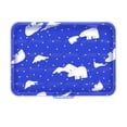 thumbnail image 1 of Cooling Mat for Dogs Pet Cooling Mat 17.7 X 17.7 Inch Ice Silk Cooling Mat for Dogs Blue Polar Bear Print Dog Cooling Mat for Indoor Outdoor Use for Dogs Cats Small Pets 1 Pack, 1 of 7