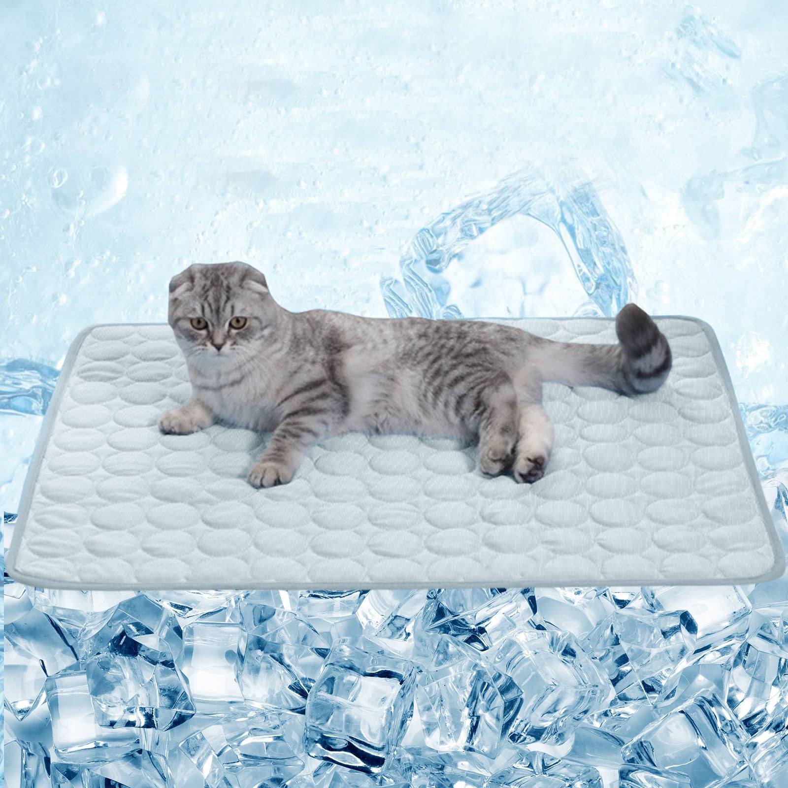 Cooling Mat for Dogs, Pressure Activated Gel Dog Cooling Mat, No Need ...