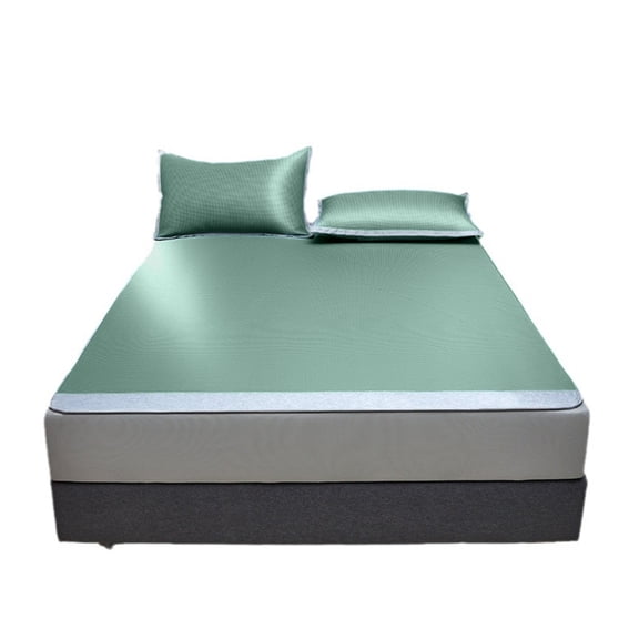Cooling Mat, Ice Silk Sleeping Pad, Machine Washable and Foldable, Soft Mattress Topper for Warm Nights, Enhancing Rest Comfort