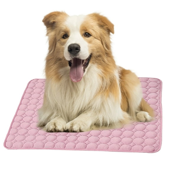 Cooling Mat, Pet Cooling Pad for Dogs Cats Breathable Ice Silk Self Cooling Pet Bed Washable Comfort Pad Blanket Sleep Mat Ideal for Home Travel Car