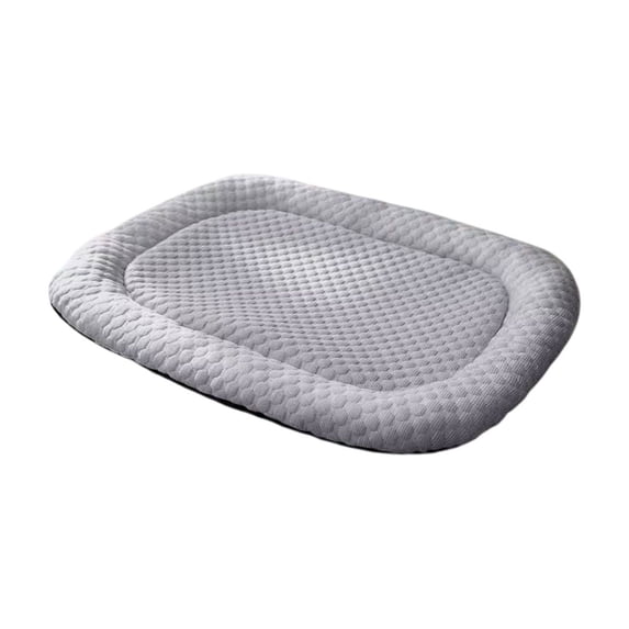 Cooling Mat for Pets and People - Portable Foldable Summer Pad with Breathable Layer, Safe Fibers, Machine Washable, Use as Pet Bed Pad and Car Seat Cover