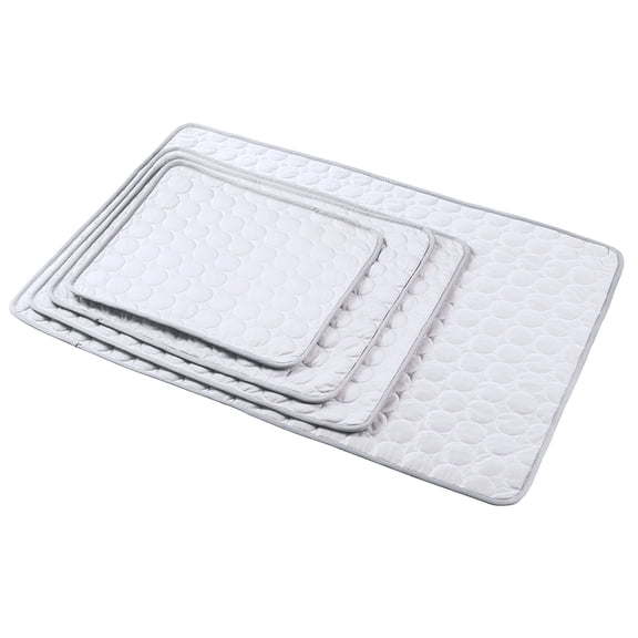 Cooling Mat for Small Dogs – 19x23 Thin Washable Cooling Pet Pad for Puppy, Ice Cool Pet Pad, Portable Cat Cooling Mat Sleeping Pad for Summer, Non-Slip Pad,GRAY