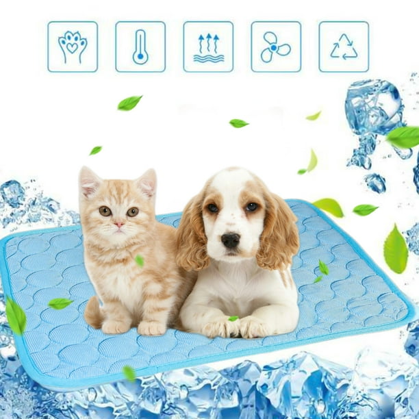 Cooling Mat for Small Dogs Dog Cooling Mat Pet Cooling Mat for Dogs and Cats Easy Washable Suitable for All Types of Pets Summer Keep Your Pet Cool