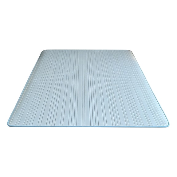 Cooling Mat, Soft Breathable Summer Bed Sheet, Machine Washable Cool Touch Sleeping Mat for Bedroom, Blue