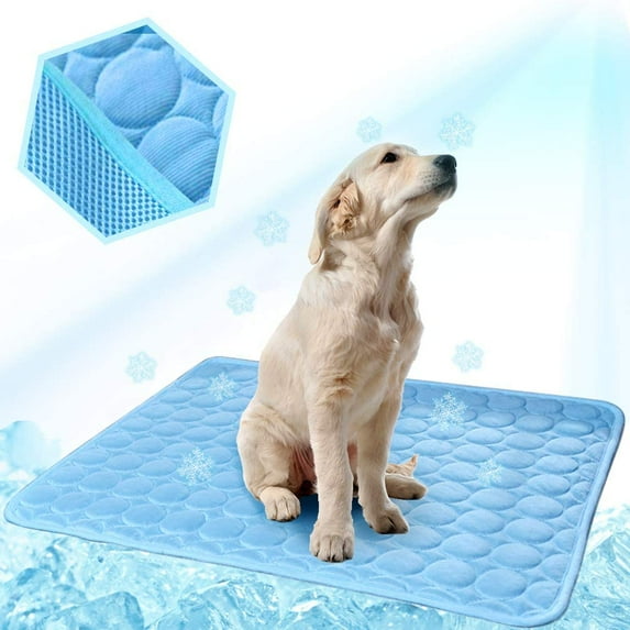 Cooling Mat for Dogs Cats Ice Silk Pet Self Cooling Pad Blanket for Pet Beds/Kennels/Couches /Car Seats/Floors