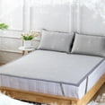 thumbnail image 1 of Cooling Mattress Pad for Hot Sleeper, Ultra Cold Tech Fiber Mattress Cover King Size, Breathable Noiseless Cooling Mattress Protector, 16'' Deep Pocket (Gray) - Ideal for Summer Refreshing Sleep, 1 of 9