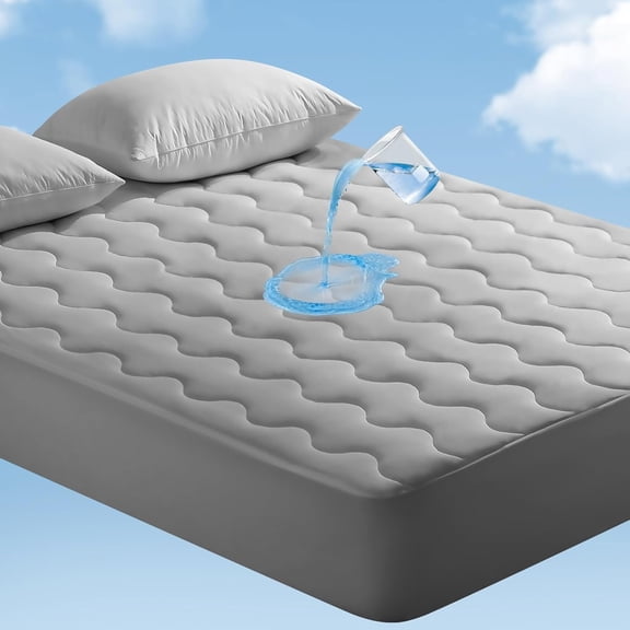 Cooling Mattress Pad for Hot Sleepers, Cold Mattress Topper with TriSupport Tech Balanced Support & Breathability, Soft Fluffy Bed Protector Deep Pocket Up to 16"