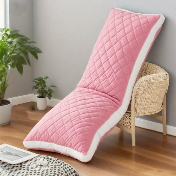 Cooling Memory Foam Body Pillow for Adults | Length Pillow for Side Sleepers, Firm Support with Breathable Polyester Cover, Light Pink, Machine Washable - SWTMERRY