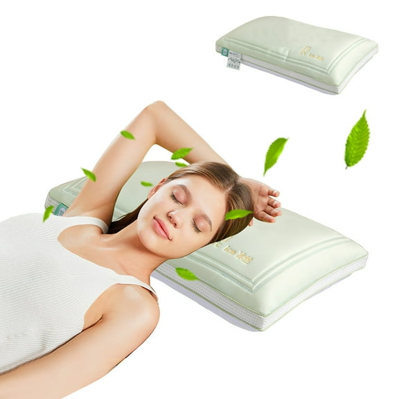 Cooling Memory Foam Pillows Firm and Soft, Queen Size Set of 1, Original Adjustable Pillows for Side, Back or Stomach Sleepers