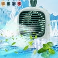 thumbnail image 1 of Cooling Misting Fan 3 Speed Settings 1200mAh USB Rechargeable Portable Desktop Fan with Humidifier Spray for Office Home by PALIFEUR, 1 of 9