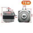 thumbnail image 1 of Cooling Motor For Refrigerator Compressor Condenser - Copper - Aluminum Coil, 1 of 7