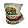 thumbnail image 1 of Cooling Neck Gaiter Face Cover Scarf California Republic Flag Protection Mask Windproof Hiking Cycling Running For Men Women, 1 of 7