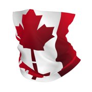 Cooling Neck Gaiter Face Cover Scarf Canada Flag Protection Mask Windproof Hiking Cycling Running For Men Women