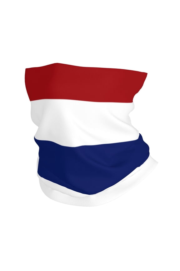 Cooling Neck Gaiter Face Cover Scarf Dutch Flag Protection Mask Windproof Hiking Cycling Running For Men Women