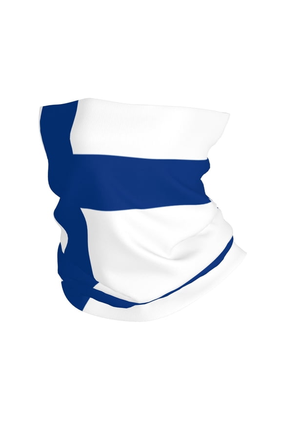 Cooling Neck Gaiter Face Cover Scarf Flag Of Finland Protection Mask Windproof Hiking Cycling Running For Men Women